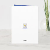 Carte Volleyball Ajouter votre nom et votre année Annive (Dos)