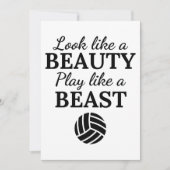 Carte Volleyball : On dirait un jeu de beauté comme une  (Devant)