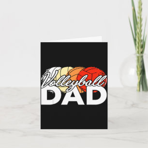 Carte Volleyball papa papa cool fête des pères hommes ré