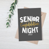 Carte Volleyball Senior Night Congratulations Year