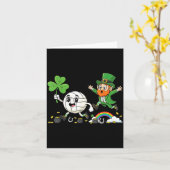 Carte Volleyball Trèfle Shamrock Saint-Patrick Femmes (Fleur jaune)