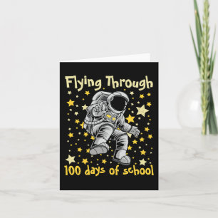 Carte Vols À Travers 100 Jours D'École 100E Jour Astron
