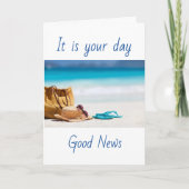 CARTE **VOLS ET SOUHAITS D'ANNIVERSAIRE** (Devant)