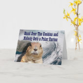 Carte Vortex polaire de jour de Groundhog (Fleur jaune)