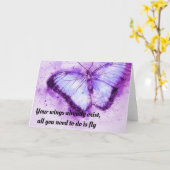 Carte Vos ailes existent déjà (Fleur jaune)