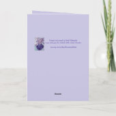 Carte Vos anges sont toujours avec vous Floral Flower (Dos)