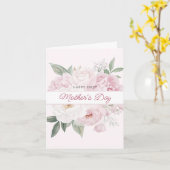 Carte Vos fleurs de pivoine de la fête des mères (Fleur jaune)