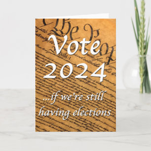 Carte Vote 2024 Si nous avons encore des élections