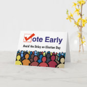 Carte Vote anticipé (Fleur jaune)