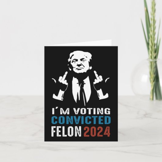 Carte Vote condamné Felon 2024 (Devant)