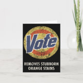 Carte Vote Detergent Funny Vintage (Devant)