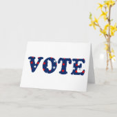 Carte Vote ou Rue l'élection (Fleur jaune)