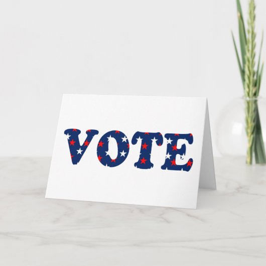 Carte Vote ou Rue l'élection (Devant)