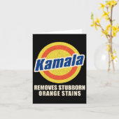 Carte Vote Remove Stube Orange Stains Harris Funny Vo (Fleur jaune)