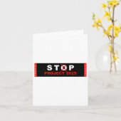 Carte Vote Save Democracy Stop Project 2025 2 (Fleur jaune)