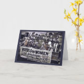 Carte Votes pour les femmes (Fleur jaune)
