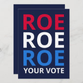 Carte Votez I (Devant / Derrière)