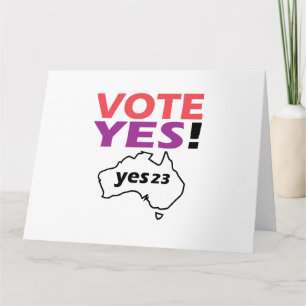 Carte Votez Oui Pour La Voix Des Australiens Indigènes