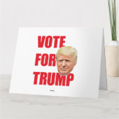 Carte Votez pour Trump (Dos)