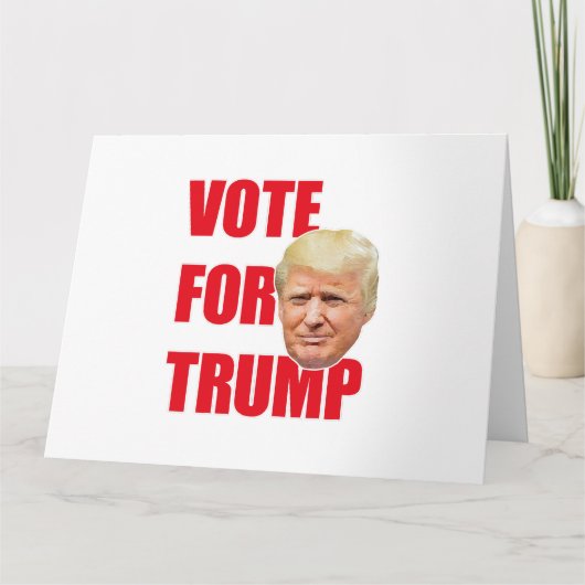 Carte Votez pour Trump (Devant)