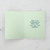 Carte Votre Amitié Est Un Noël Bénéfique (Intérieur)