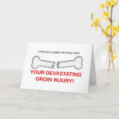 Carte Votre blessure grisante (Fleur jaune)