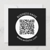 Carte Votre code QR téléchargé | Texte et couleurs modif (Devant)