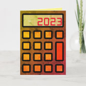 Carte "Votre comptable vous souhaite une bonne année" (Devant)