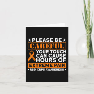 Carte Votre contact peut causer une douleur extrême RSD