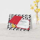 Carte Votre diplôme (Fleur jaune)