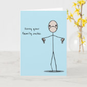 Carte Votre famille suce (Fleur jaune)