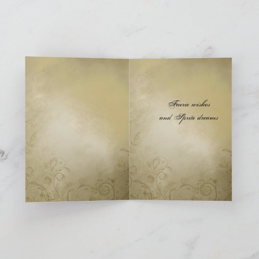 Carte Votre fée faite de belles choses (Intérieur)