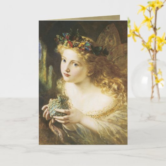 Carte Votre fée faite de belles choses (Fleur jaune)