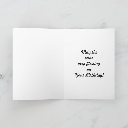 CARTE VOTRE GROUPE D'ANNIVERSAIRE (Intérieur)