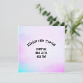 Carte Votre image ici - Créez votre propre image (Debout devant)