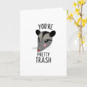 CARTE VOTRE JOLIE TRASH (Fleur jaune)
