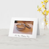 Carte Votre jour du mariage (Fleur jaune)