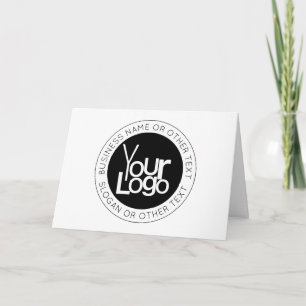 Carte Votre logo d'entreprise et texte éditable moderne