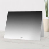 Carte Votre logo et le dégradé de couleur modifiable mod (Dos)