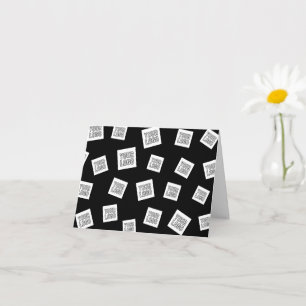 Carte Votre logo, photo ou autre image   Placement aléat