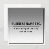 Carte Votre nom d'entreprise ou marque, etc. (Devant / Derrière)