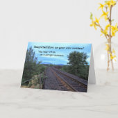 Carte Votre nouvelle aventure ! (Fleur jaune)