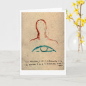 Carte Votre perception de moi est un reflet de vous. (Fleur jaune)