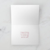 Carte Votre petite fille est arrivée (Intérieur)