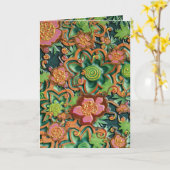 Carte Votre Photo À L'Intérieur De C7 (Fleur jaune)