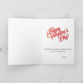 Carte Votre PHOTO Happy Valentine's Roses (Intérieur)