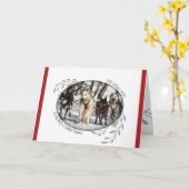 Carte VOTRE PHOTO Noël Foliage et Berries (Fleur jaune)