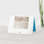 Carte Votre salutation de sourire (Dos)