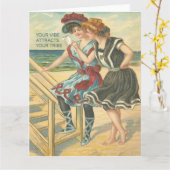 Carte Votre Vibe Attire Votre Accueil Tribe (Fleur jaune)