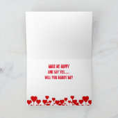 CARTE VOULEZ-VOUS ***** MARRY ME**** (Intérieur)